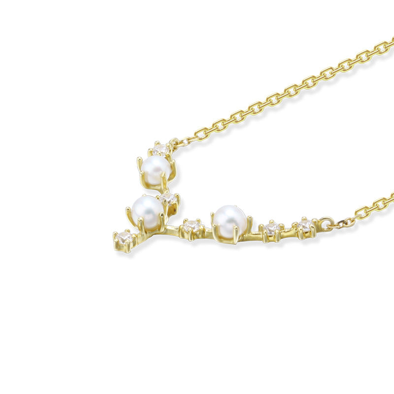 9K Gold Big Dipper Zodiac Necklace